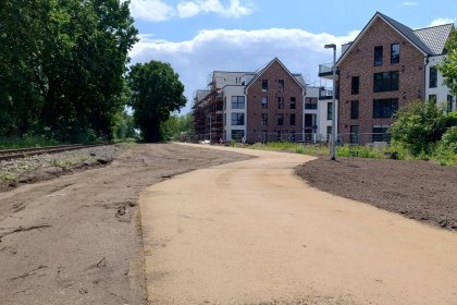 fietspad halfverharding
